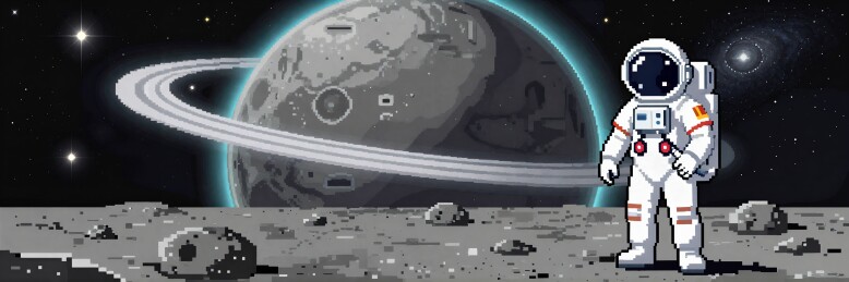 宇航员在月球表面