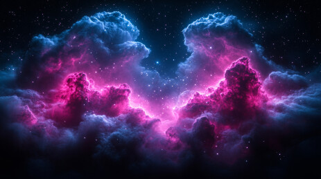 星云中的气体云