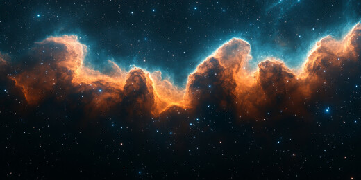 星云中的气体云