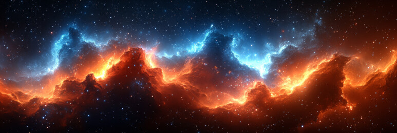 星云中的气体云