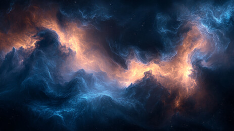 星云中的气体云