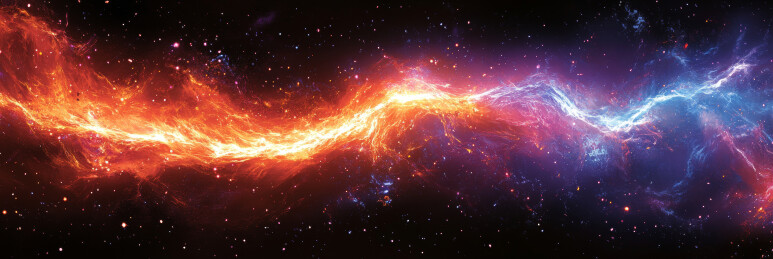 抽象的宇宙星云背景