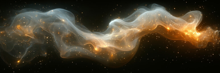 星云中的气体尘埃带