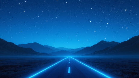星空下的蓝色远途