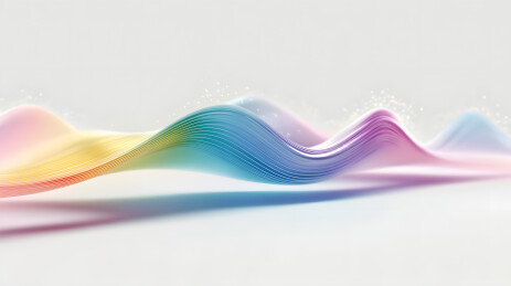 抽象彩色波浪背景