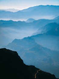 云南昭通大山包景区鸡公山