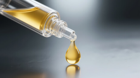 金黄液滴科技感滴管