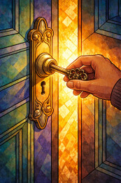 打开新家门锁的关键一刻