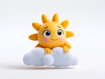  太阳和白云