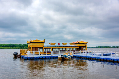 中国黑龙江鸡西虎林虎头镇月牙湖自然保护区