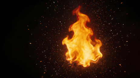 炽热渐变火焰背景