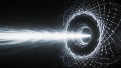 时空虫洞未来感科技主视觉背景