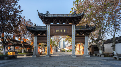 常州青果巷航拍 江南水乡古镇航拍