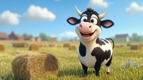 阳光牧场可爱奶牛