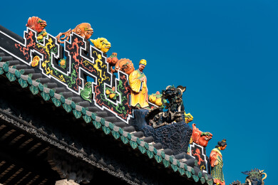 广州陈家祠建筑装饰陶塑与灰塑