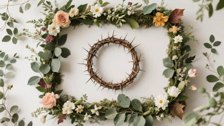 花环与荆棘冠装饰