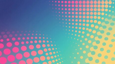 渐变半调点阵背景