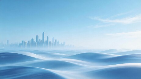 未来城市与梦幻沙漠