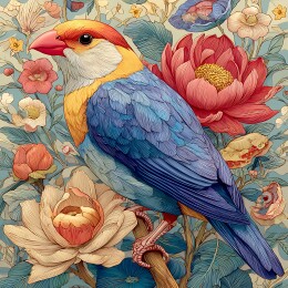 中国风装饰插画鸟