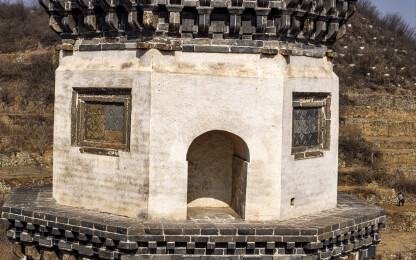 河北省邯郸市武安市南岗村塔航拍