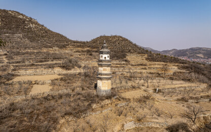 河北省邯郸市武安市南岗村塔航拍