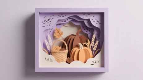 手工纸艺立体装饰