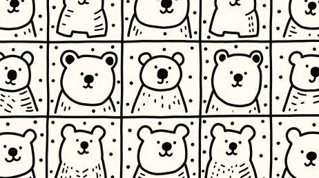 卡通小熊图案集合