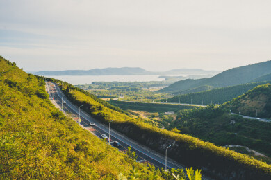 中国天津市蓟县最美天路