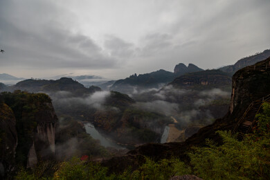 福建省南平市武夷山天游峰风光