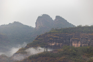 福建省南平市武夷山天游峰风光