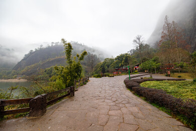 福建南平市武夷山天游峰风光