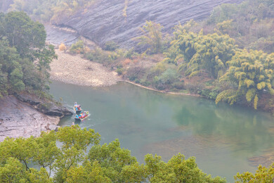 福建省武夷山天游峰雨后风光