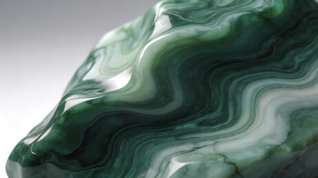 波浪纹绿色玛瑙