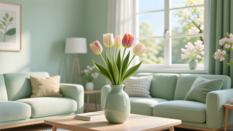 春季家装灵感北欧风格客厅温馨舒适空间