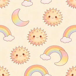 海胆无缝卡图案背景