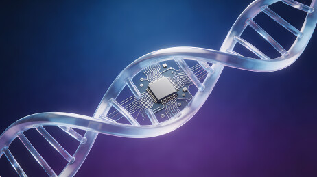 DNA螺旋中的微芯片
