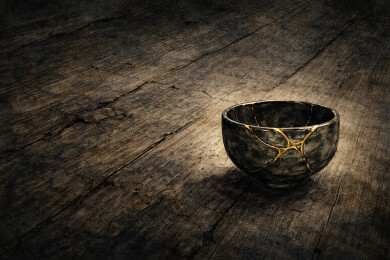 金缮建盏静物特写