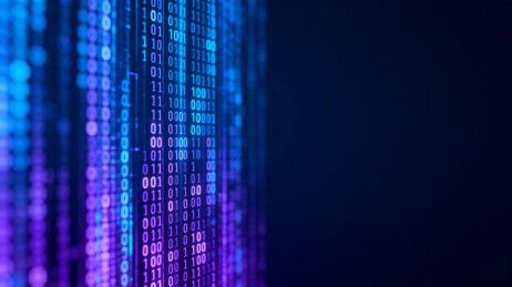 二进制代码流动态显示