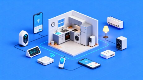 智能家居设备连接示意图
