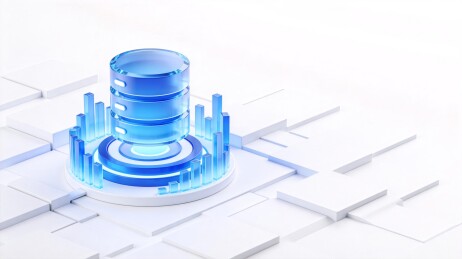 硬盘数据库科技风数据存储场景