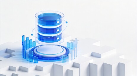 硬盘数据库科技风数据存储场景