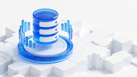 硬盘数据库科技风数据存储场景