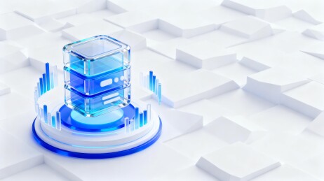 硬盘数据库科技风数据存储场景