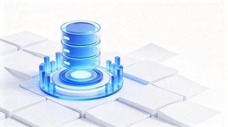 硬盘数据库科技风数据存储场景