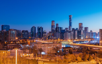 中国城市地标建筑风光