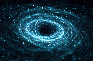 星系旋涡与宇宙黑洞
