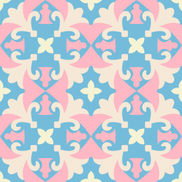 中国风古典四方连续花朵纹案图案纹样背景