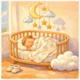 星月摇铃婴儿房