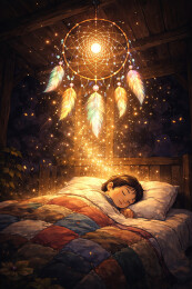 奇幻捕梦网魔法金粉的守护