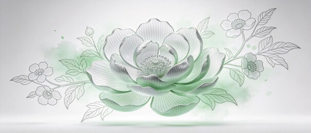 花卉国潮发布会主视觉
